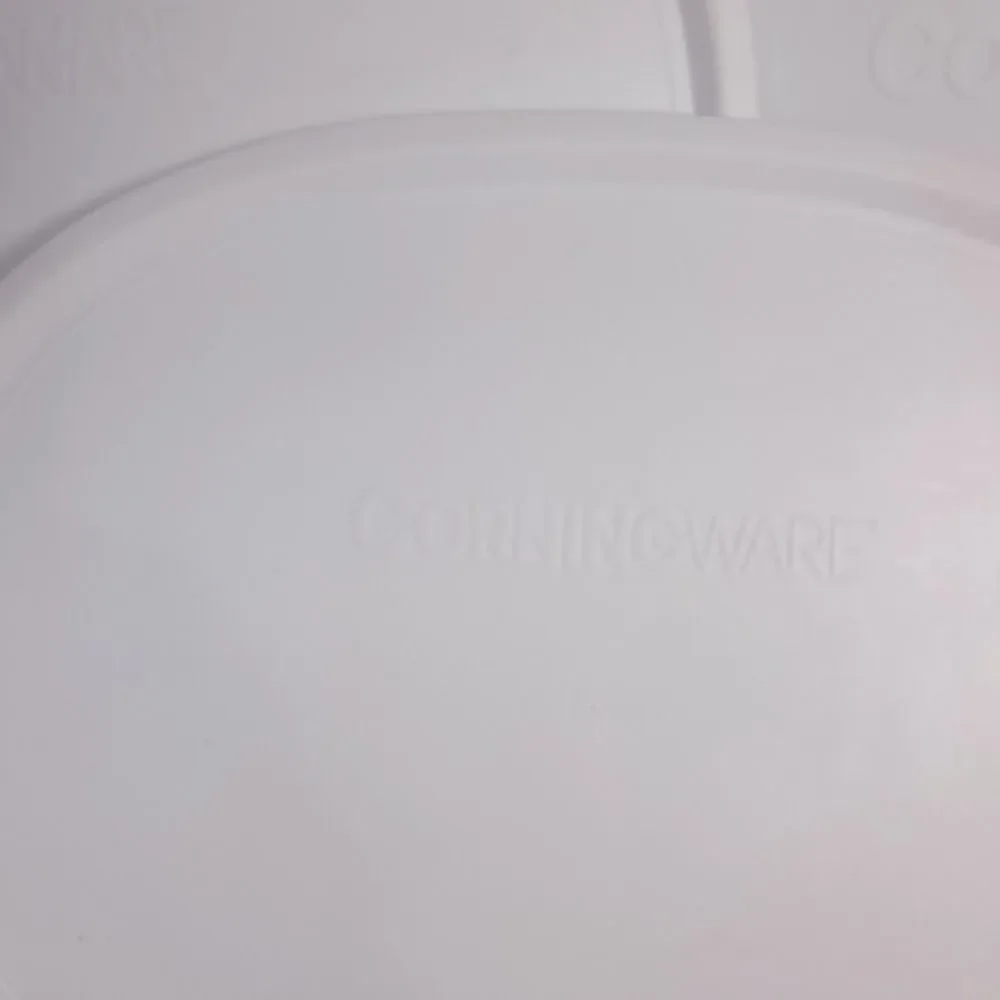 Corning Ware set 3 lids f-12-pc f-2-pc white oval cover casserole baking dish